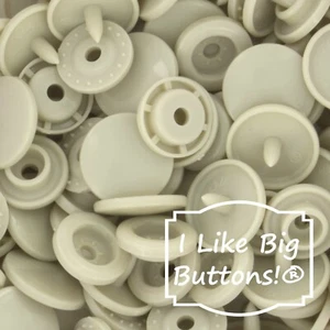 KAM Plastic Snaps: B23 Light Tan-Size 20/T5-No Sew Snap Buttons Sewing Crafts - Picture 1 of 12