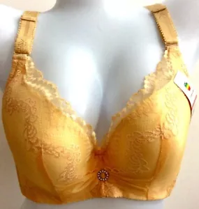Sujetador negro blanco beige talla 36 38 40 C D E Cup lencería para mujer sujetador con aros de encaje - Imagen 1 de 13