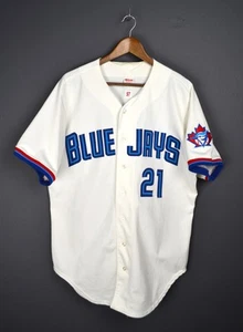 Camiseta Wilson 48 Toronto Blue Jays Willis Otanez 21 Game Worn 1999 - Imagen 1 de 11
