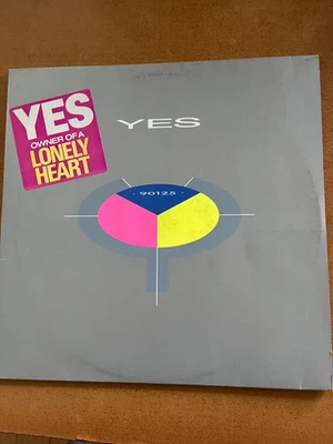 Disque vinyle YES « Owner of a lonely heart », 1983 - Photo 1/3