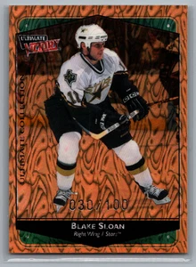 1999-00 Upper Deck Ultimate Victory - Blake Sloan #30 Ultimate Collection /100 - Picture 1 of 2