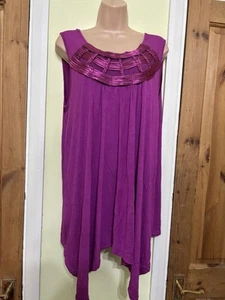 M&co Women’s Ladies Top Blouse Tunic Size Uk 20 - Picture 1 of 6