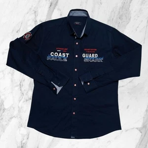 Paul&Shark Camisa Hombre Manga Larga Azul Excelente Sido Hecho En Italy TALLA S - Imagen 1 de 14