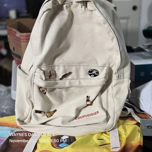 Canvas Rucksack der Marke Courvoisier mit Sammelstiften - Bild 1 von 9