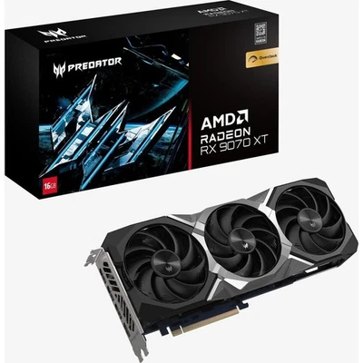 Grafikkarte Acer Predator BiFrost AMD Radeon RX 9070 XT 16G OC - 16GB GDDR6, 1x  - Bild 1 von 4