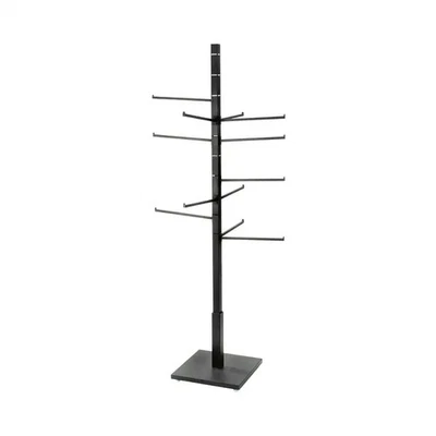 4 Sided Garment Rack with 12 Arms Black - Image 1 of 4