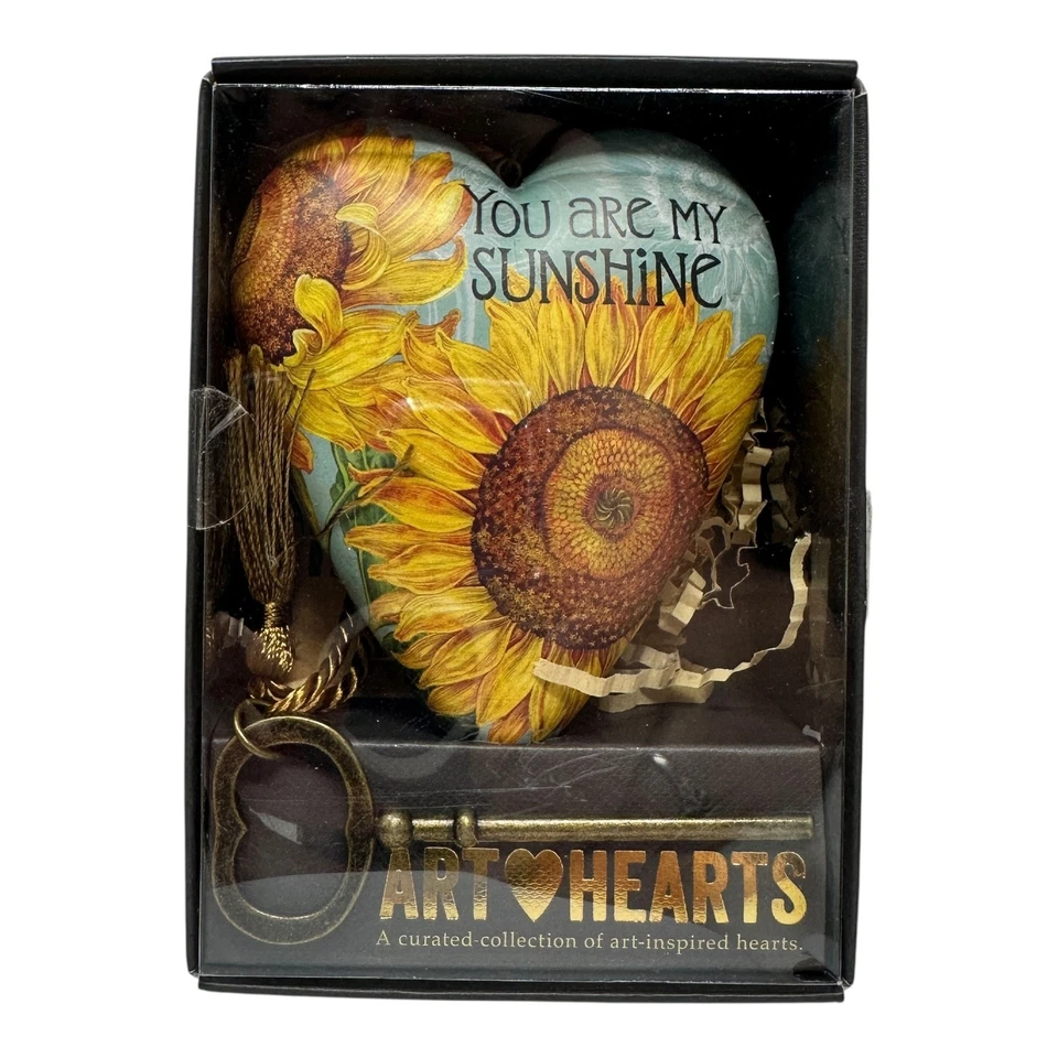 DEMDACO 1003480051 You Are My Sunshine Art Heart Sculpture