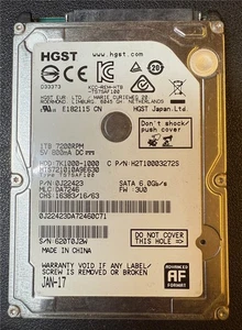 HGST, 1TB, 7K1000-1000, HTS721010A9E630, S/N: 620T0J2W, SATA HDD - Picture 1 of 1
