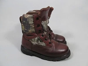 Wolverine Brown Camo Vibram Insulated Waterproof Boots Oil Resistant Mens 8 - Picture 1 of 11
