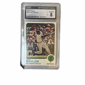 Don Baylor 1973 Topps #384 CGC 8 NM-MT Xlnt - Picture 1 of 2
