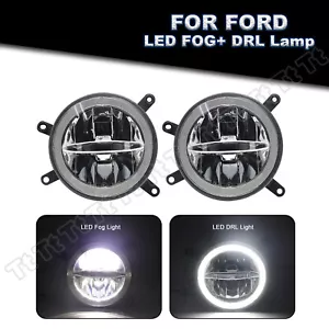 For 2005-09 Ford Mustang GT LED Halo Ring DRL Driving Fog Daytime Running Lights - Bild 1 von 12