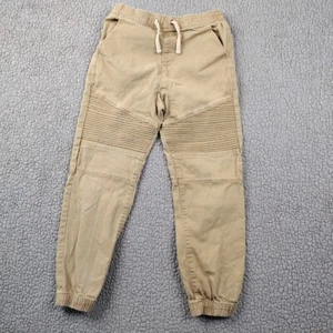 Steve's Jeans Pants Girl Juniors 14 Large Beige Drawstring Stretch Pleated Khaki - Picture 1 of 8