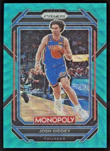 JOSH GIDDEY 2022-23 Panini Prizm Monopoly Prizm Ola Azulada #61 - Imagen 1 de 2