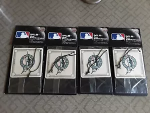 Refrescante de aire para automóvil vintage de los Florida Marlins oficial de pino forestal de MLB ¡Paquete de 4 regalo!¡! - Imagen 1 de 2