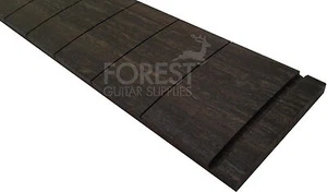 Ebony Guitar Fretboard, Fingerboard Fender 25.5" Scale Slotted 7.25" Radius - Picture 1 of 4