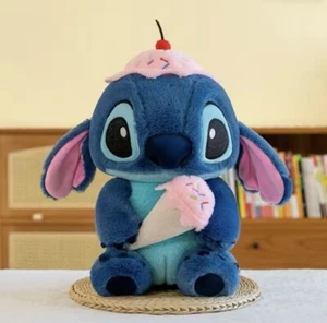 Ice Cream Cute Stitch Plush Plushies Soft Doll Kid's Gift 45cm - Picture 1 of 4