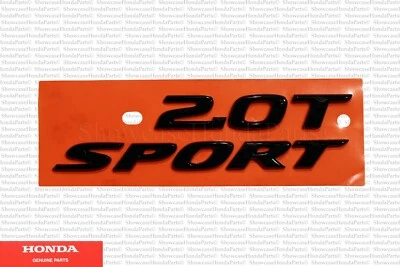Accord 2.0T 2020-2021 genuino Honda OEM kit emblema negro brillante (08F20-TVA-100D) Foto 1 de 3
