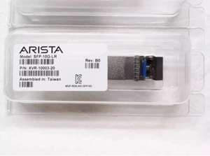 NEW Genuine ARISTA SFP-10G-LR - 10GBASE-LR XVR-10003-20 Transciever - Afbeelding 1 van 1