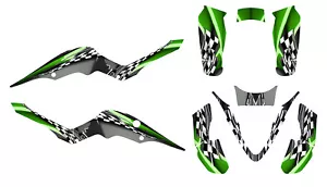 Kit de pegatinas gráficas APEX Pro Shark MXR 70 90 #2300 verde servicio personalizado gratuito - Imagen 1 de 1