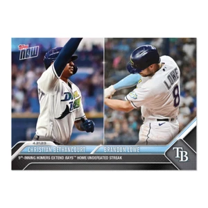 Christian Bethancourt/Brandon Lowe Rays - 2023 MLB TOPPS NOW Card 159 - Picture 1 of 2