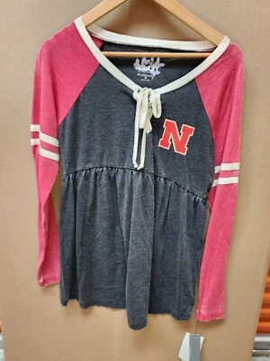 NEW Nebraska Cornhuskers Womens Size M Touch by Alyssa Milano Materinity Shirt - Image 1 of 2