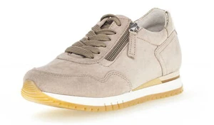 Gabor Comfort Halbschuh 86 378 31 Beige Nubukleder Schnürschuh Sneaker Einlage - Imagen 1 de 5