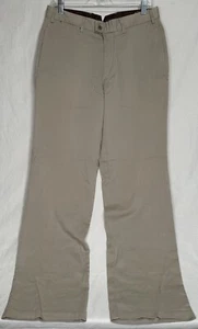 Tommy Bahama Island weiche Herren Größe 32x33 Freizeithose Seide Baumwolle Old Stone - Bild 1 von 11