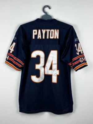 Camiseta Chicago Bears Walter Payton 34 Reebok On Field NFL tamanho M - Imagem 1 de 4