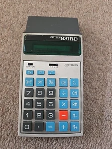 Vintage CITIZEN 831RD Handheld Calculator *Not WORKING* - Picture 1 of 3