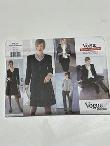 Dress Jacket Pants Skirt Size 6-10 Vogue Uncut Career Wardrobe TAMOTSU V1825 - Picture 1 of 2