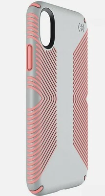 Empuñadura Speck Presidio grado militar para iPhone X/XS 5,8" plateada/rosa. Nuevo  Foto 1 de 4