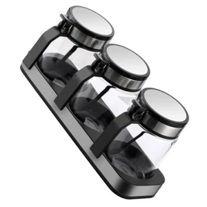 Containers Glass Condiment Jars Condiment Pots Seasoning Bottles Seasoning Pots - Picture 1 of 12
