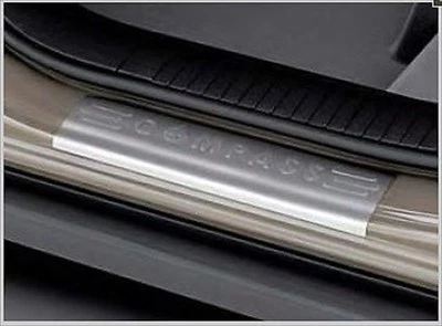 2007-2016 Jeep Compass Door Sill Guards Complete Set of 4 Stainless Steel MOPAR - Image 1 of 4