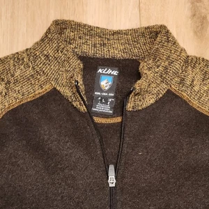 Kuhl Alfpaca Fleece Sweater Jacket Size Large Brown Full Zip - Bild 1 von 9