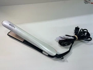 Cortex Beauty Straightner 1” Ceramic Plates Hair Flat Iron White. On/Off Switch. - Picture 1 of 5