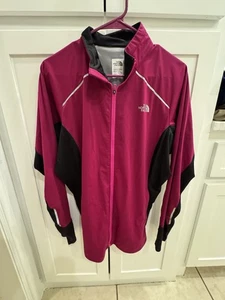 The North Face Jacket XL Women’s pink Full Zip Flash Dry Windbreaker - Picture 1 of 6