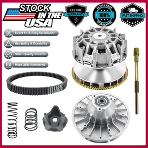Primary & Secondary Clutch+Belt+Puller fits CAN-AM Outlander 330 400 450 650 ATV - Picture 1 of 13