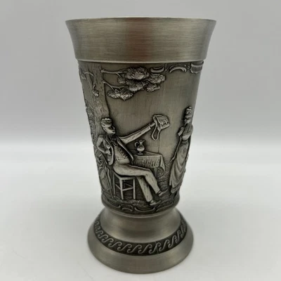 "Copa de peltre Frieling Zinn de Alemania 5,25"" de alto" Foto 1 de 4