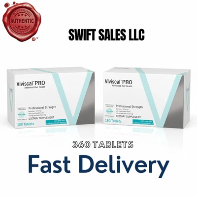 (PACK DE 2) VIVISCAL PRO - Comprimidos Profesionales para el Crecimiento del Cabello 180 Exp.  Foto 1 de 4