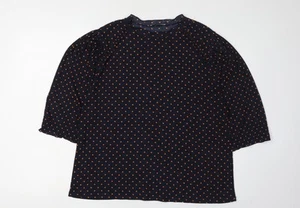 Zara Women's Multicoloured Polka Dot Blouse, L, Casual - Picture 1 of 12