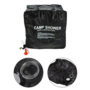 Outdoor Solar Shower 40L Solar Heating Shower Foldable And Lightweight - Picture 1 of 11