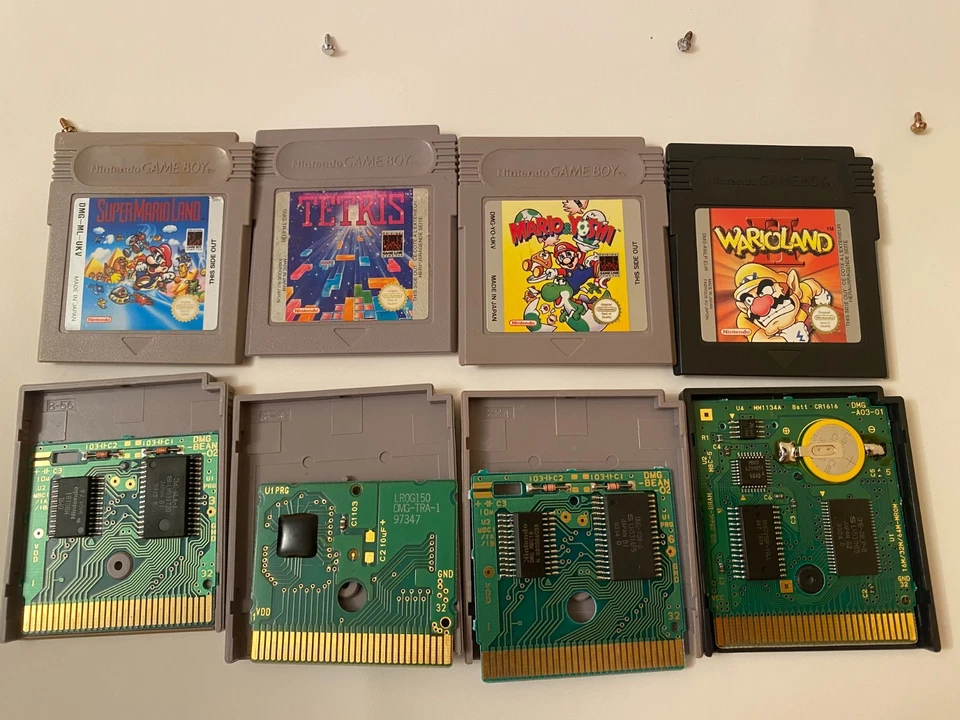 Authentic Super Mario Land , Wario Land 2 II , Mario and Yoshi  Tetris Gameboy - Image 1 of 1