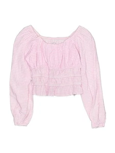 Art Class Girls Pink Long Sleeve Blouse 8 - Picture 1 of 2