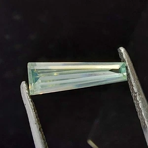 1.15 Cts Light Green Color Fancy SI 1 Shape Certified Moissanite z622 - Picture 1 of 10