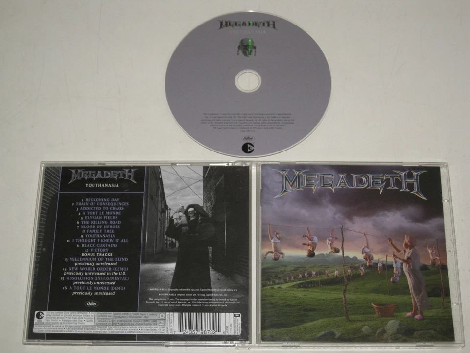 MEGADETH/YOUTHANASIA(EMI/7243 79873 25)CD ALBUM - Bild 1 von 1
