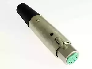 1x A7F XLR Connector Female Audio 7 Pin Contact Plug Switchcraft Cable Mount - Picture 1 of 1