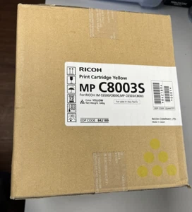 RICOH MP C8003 C8003S Yellow Cartridge C6500/C8000 MP C6503/C8003 842189 842197 - Picture 1 of 7