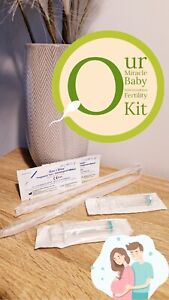 2x Sterile Home Insemination Kit + Pregnancy Tests 