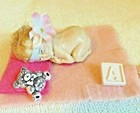 MINIATURES, DOLL HOUSE, Toys, Baby -handmade Blonde Baby Girl Set-