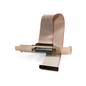 1ft DB25 Female to IDC26 Parallel Port Ribbon Cable - Gray - Picture 1 of 1